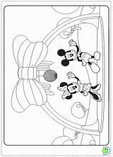Mickey Mouse Coloring Clubhouse Pages Clipart Library Dinokids Disney Close Print Comments sketch template