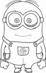 Minion Kevin Coloring Pages Printable Minions Getcolorings Color Pdf sketch template