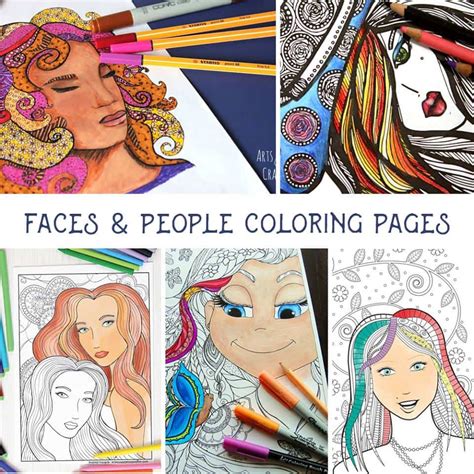 women coloring page  adults easy peasy  fun