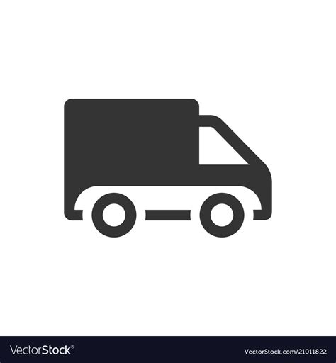 courier service icon royalty  vector image