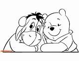 Pooh Winnie Disneyclips Eeyore sketch template