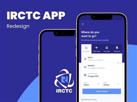 irctc app redesign  arun pp  dribbble