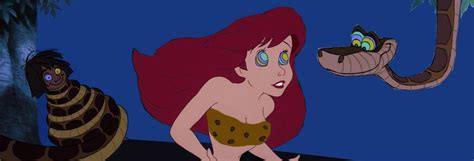 Kaa Hypnotizes Ariel And Mowgli Edit By