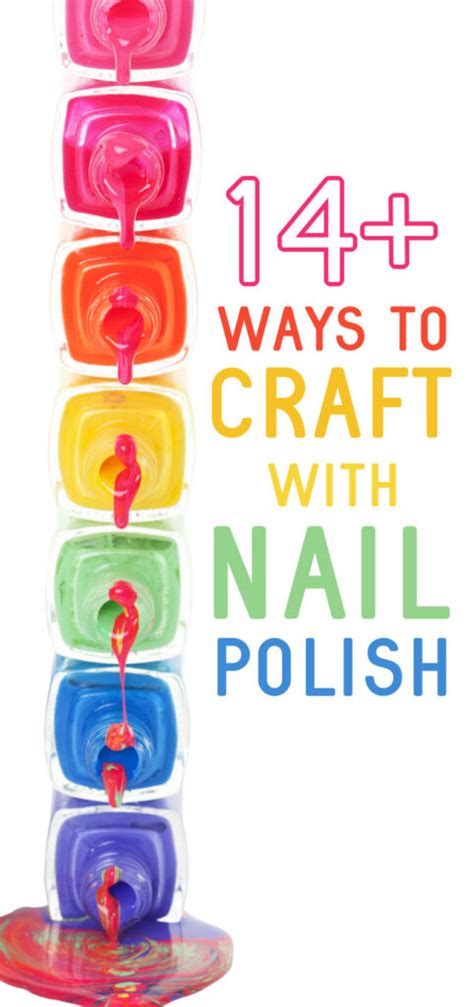 nail polish crafts moms  crafters