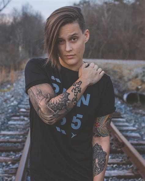 These Tattoos Tho With Images Androgynous Hair Androgynous Girls