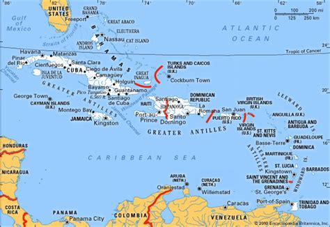 caribbean sea definition location map islands and facts