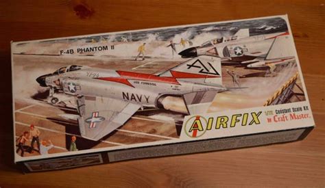 vintage airfix   phantom ii  scale model kit etsy