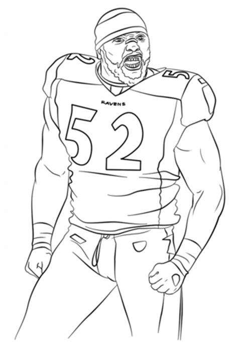 nfl football player drawings redskins sketch coloring page
