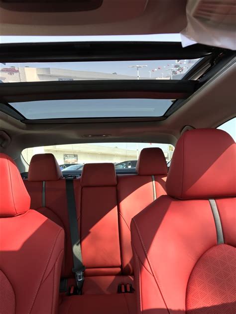 2021 Toyota Camry Xse Red Interior Car Wallpaper