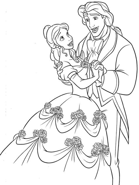 beauty   beast rose coloring page heart coloring pages