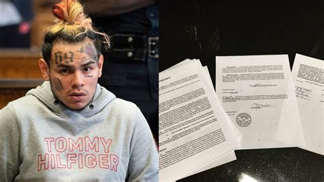 6ix9ine signs 10 million dollar record label deal and gets sentencing