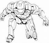 Ironman Landing sketch template