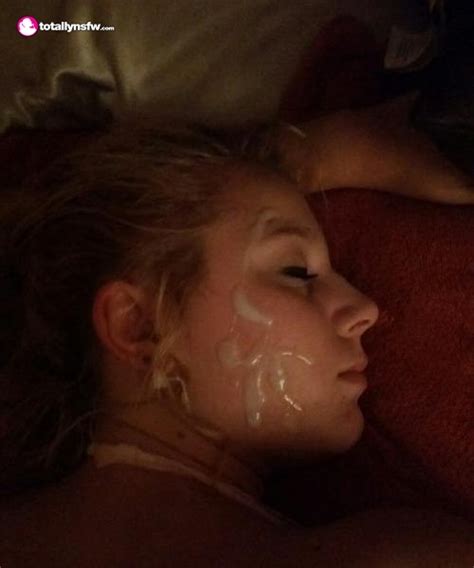 sleeping girlfriend gets cum on her face cum face generatorcum face generator