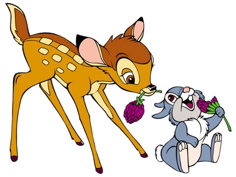 Disney Cartoon Bambi And Friends Free Wallpaper