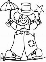 Pagliaccio Colorare Disegno Pagliacci Clown Carnevale Simbolo sketch template