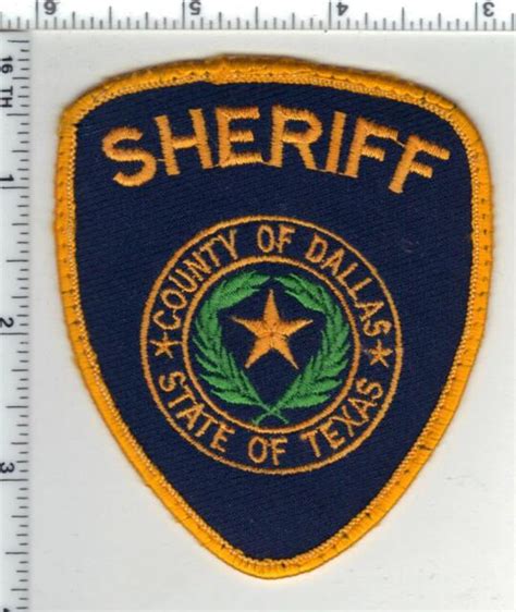 Dallas County Sheriff Texas 2nd Issue Uniform Take Off Shoulder Patch