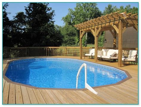luxury  ground pools  decks cost