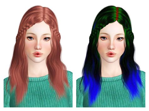 5 Hairstyles Retextured By Neiuro Sims 3 Hairs