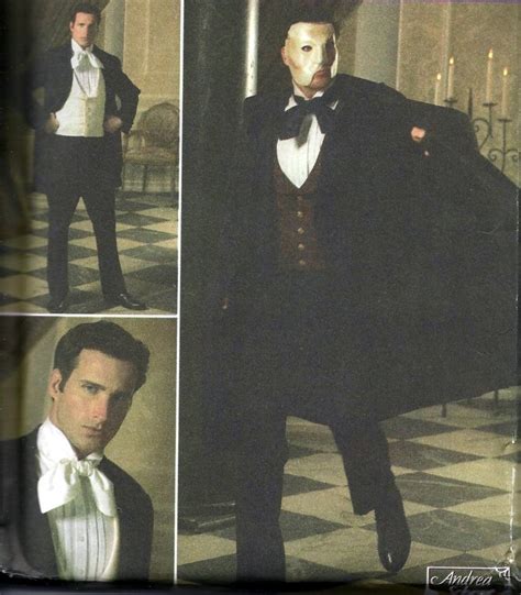 Simplicity 4482 Men S Phantom Of The Opera Costume Pattern