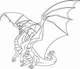 Scary Dragon Coloring Pages Big Getcolorings Color Print sketch template
