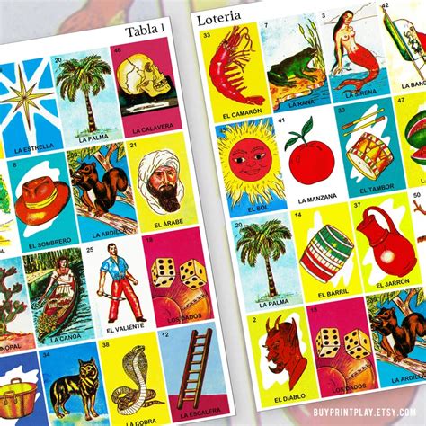 150 mexican loteria cards loteria mexicana imprimible etsy france