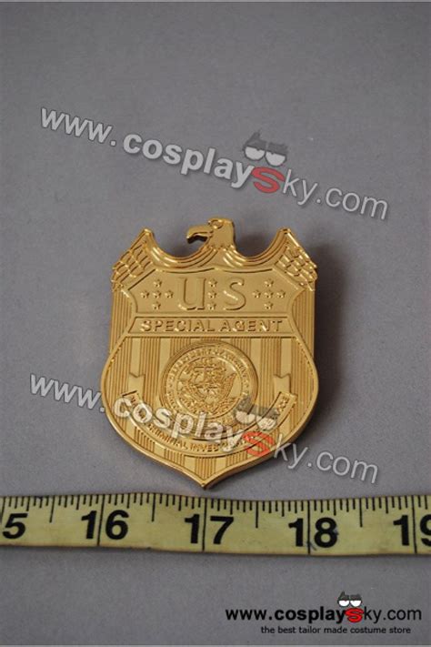 ncis badge full size metal special agent badge cosplayskycom