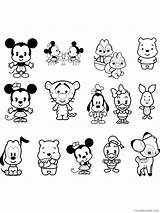 Disney Baby Coloring Pages Printable Coloring4free Cartoons Print Color Kids sketch template