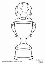Trophy Colouring Pages Coloring Football Soccer Sports Village Activity Explore Popular sketch template