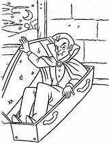 Halloween Coloring Pages Dracula Coffin Kids Plus Boo Colorings Sheets Choose Board sketch template