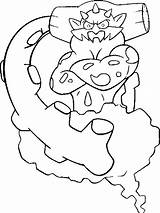 Landorus Morningkids Pokémon sketch template