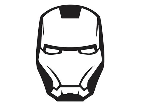 iron man face mask  vinyl decal  ml   stickeesbiz