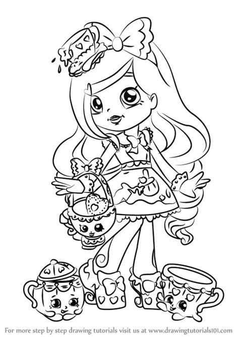 printable shopkins girls coloring pages img clam