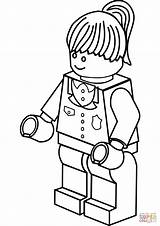 Lego Coloring Pages Girls Getcolorings Color sketch template