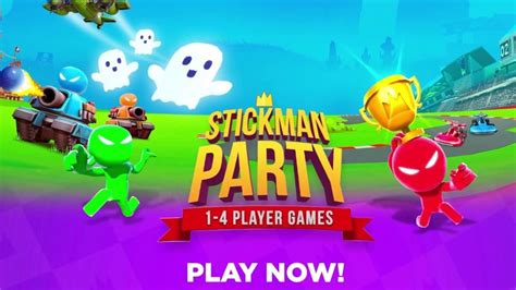 stickman party     player games   minigames android ios game youtube