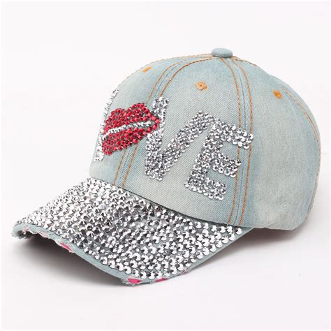 new women denim baseball hats caps 2016 summer brand designer ladies