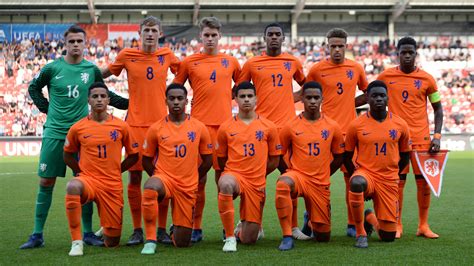 nederlands voetbalelftal onder  spelers nederland onder  begint met gelijkspel tegen