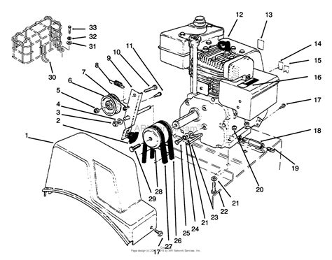 toro snowblower engine diagram