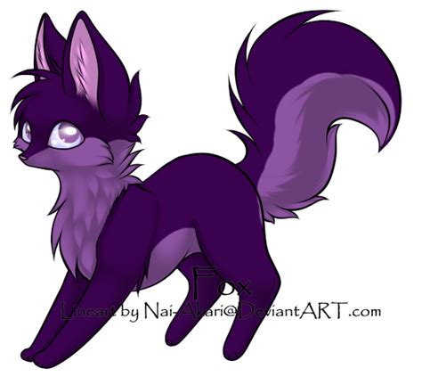 purple fox adoptable open  fox wolf adopts  deviantart