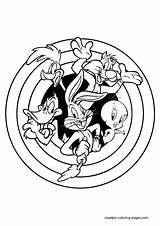 Coloring Looney Tunes sketch template