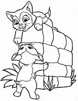 Cat Coloring Pages Print Printable Cats Cute Kids Color Kittens Kitten sketch template