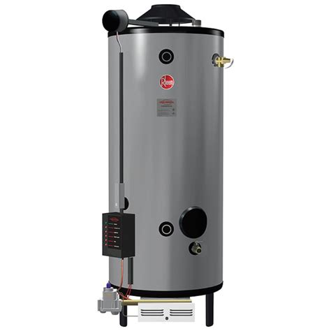 rheem commercial universal heavy duty  gal  btu natural gas tank water heater