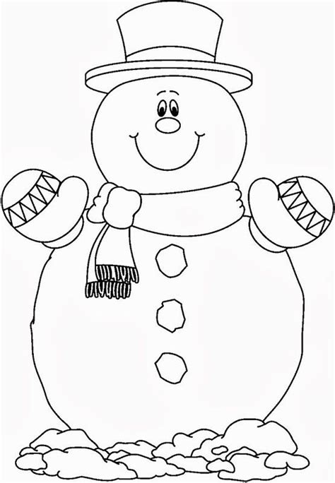 coloring sheets  snowman coloring pages