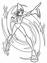 Coloring Pages Winx Club Enchantix Comments Colouring sketch template