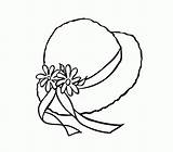 Hat Coloring Pages Colouring Printable Girls Hats Kids Henry Clipart Summer Template Horrid Sun Color Sheets Print Bonnet Clip Templates sketch template