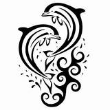Dolphin Tattoo Drawing Heart Dolphins Water Cliparts Tribal Drawings Clipart Airbrush Designs Tattoos Stencil Para Google Tattoowoo Stencils Da Dolphin1 sketch template