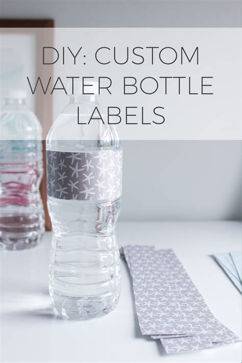 attach water bottle labels