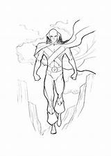 Martian Manhunter Leauge Everfreecoloring Q2 sketch template