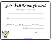 award certificate job   certificate templates certificate
