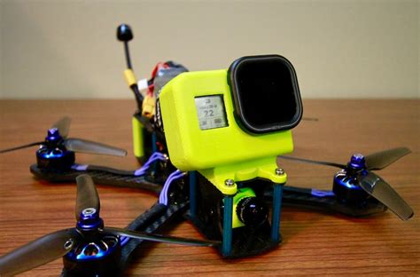 gopro hero  fpv drone mount etsy