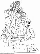 Mahaprabhu Chaitanya Drawing Line Unknown Posted Comments sketch template